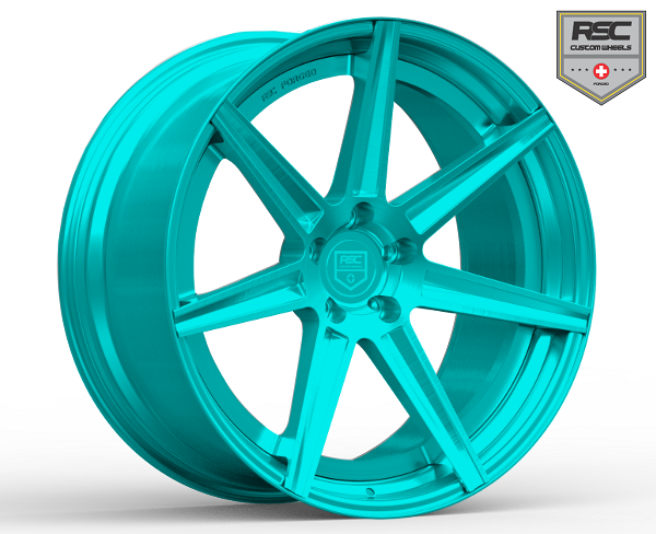 RSC Forged 7 Two Piece 10x21 ET20 Bett Abgestuft 2 Hellblau